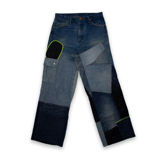 Patchwork denim Jeans