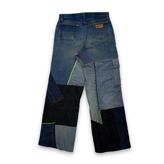 Patchwork denim Jeans